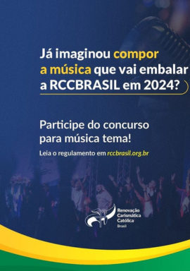 JÁ IMAGINOU COMPOR A MÚSICA TEMA DA RCC BRASIL 2024?